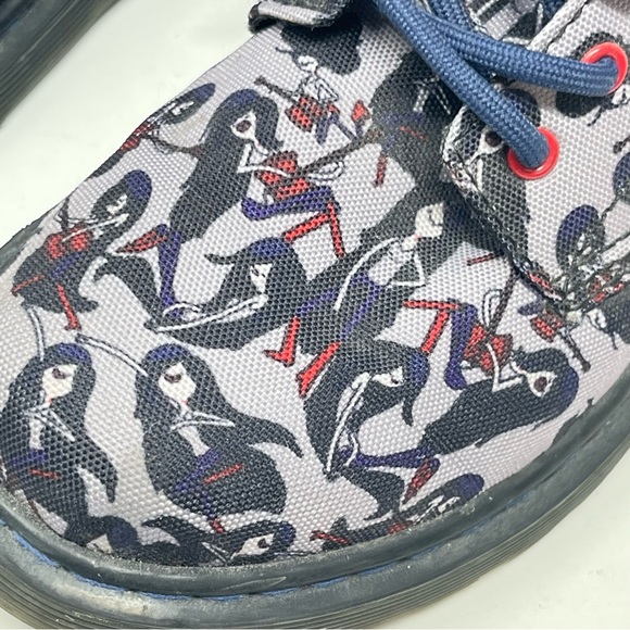 Dr. Martens 3 girl Castel Adventure Time Marceline Boots gray zipper 0695 - Picture 2 of 12
